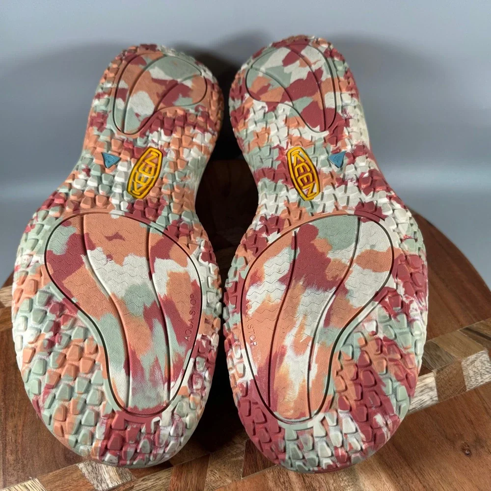 KEEN Drift Creek H2 Women 10.5 Red Terracotta Camo Sport Sandals 1024699